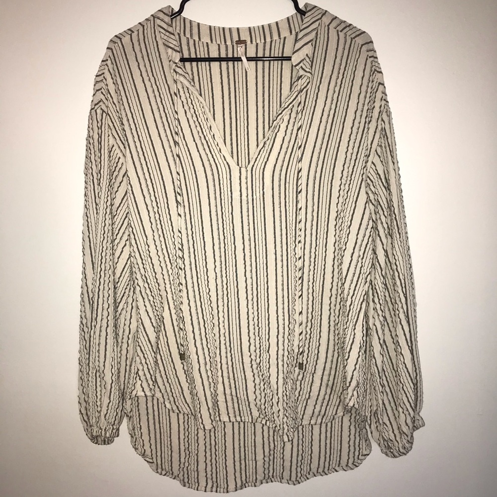 Free People Long Sleeve Blouse Sz SP